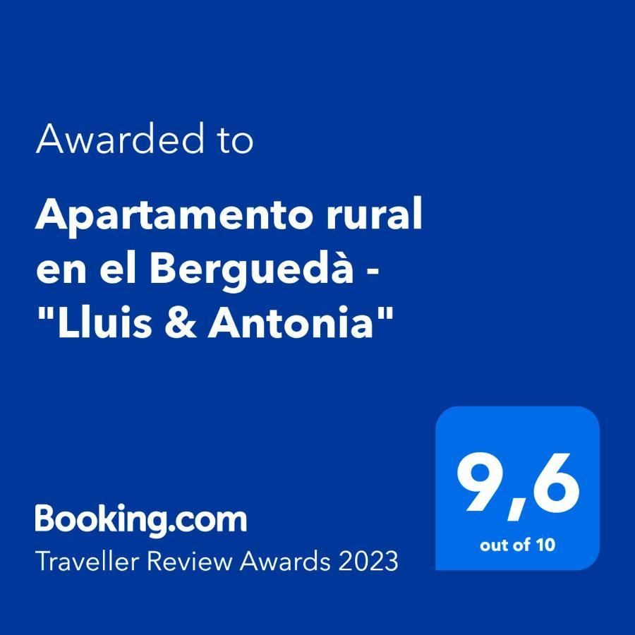 Apartamento Rural En El Bergueda "Lluis & Antonia" A Ac Sant Jordi de Cercs ภายนอก รูปภาพ