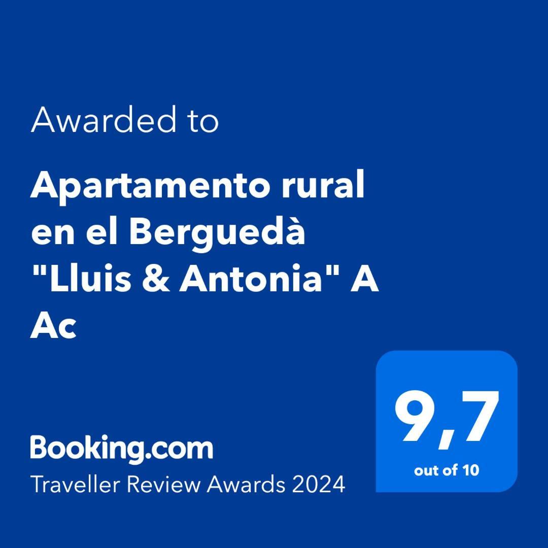 Apartamento Rural En El Bergueda "Lluis & Antonia" A Ac Sant Jordi de Cercs ภายนอก รูปภาพ
